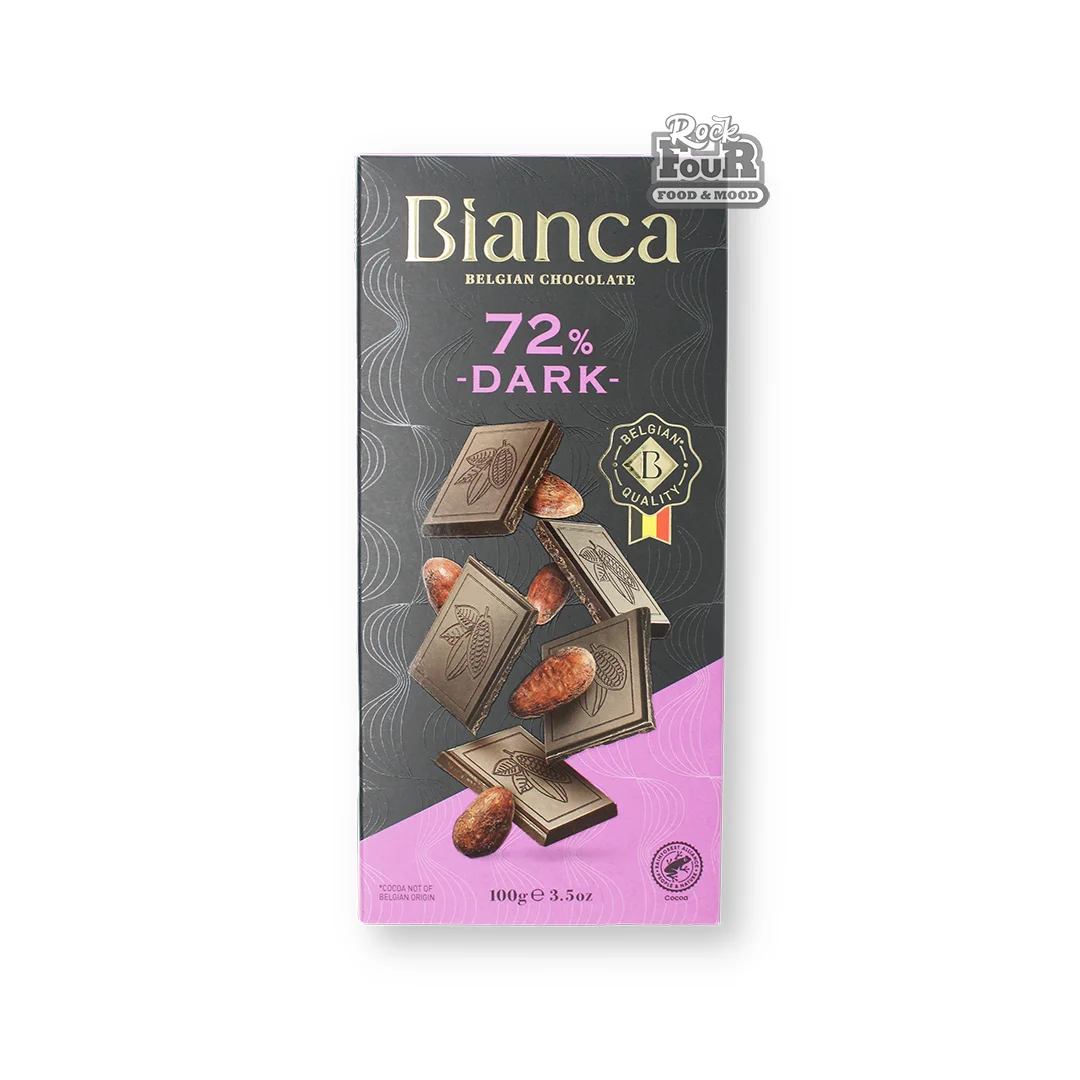 Շոկոլադե սալիկ «Bianca» մուգ 72% 100գ